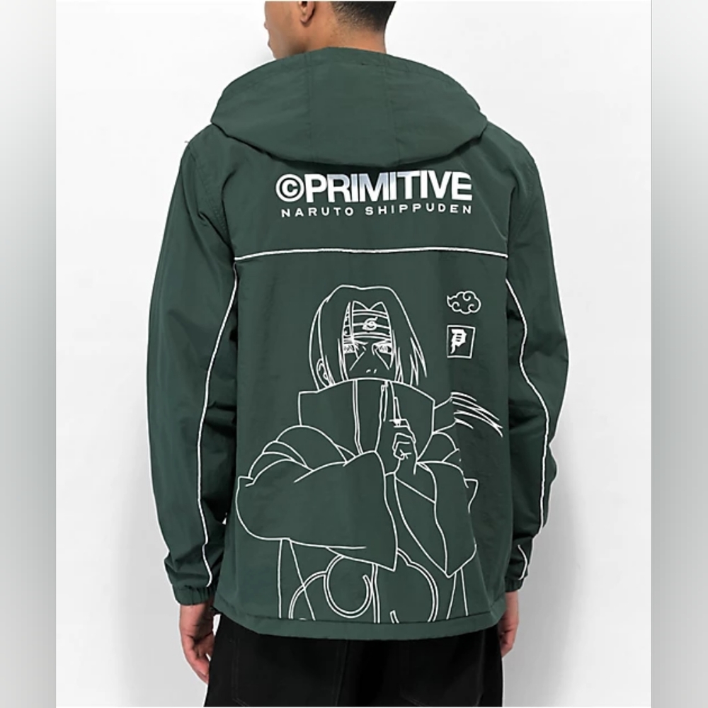 Primitive x Naruto Itachi Windbreaker Jacket